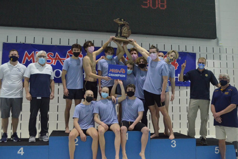 2021 D3 LP Boys Swim & Dive Champion - EGR