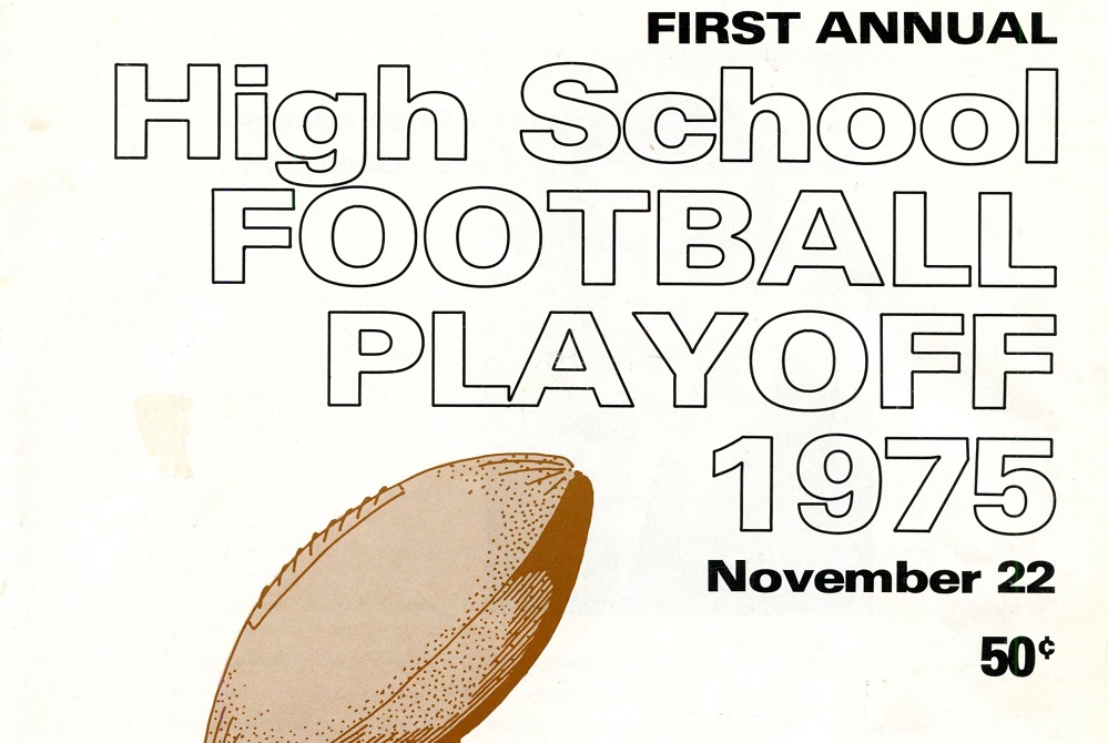 The MHSAA program greets fans for the first Football Finals.