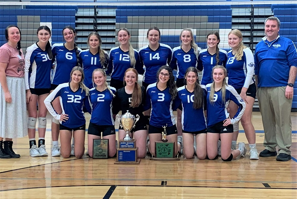 The Gladwin volleyball team finished 29-10 this season.