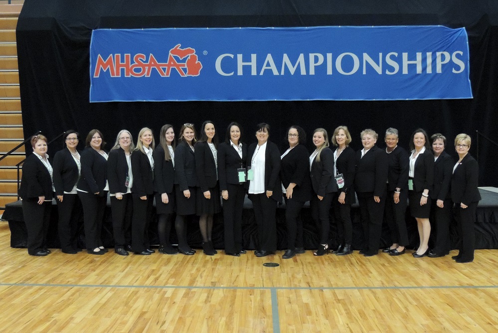 MHSAA Finals officials in 2019