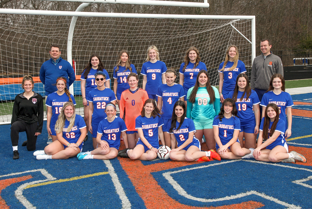 The 2023 Saugatuck girls soccer team.