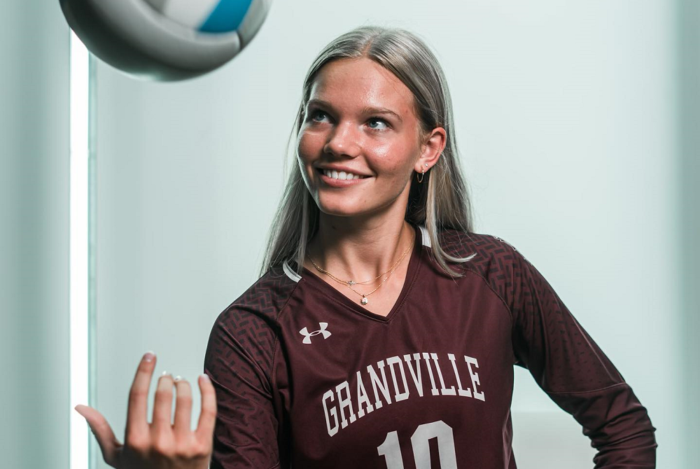 Grandville's Zoey Dood is a recently-announced Miss Volleyball Award finalist this season. 