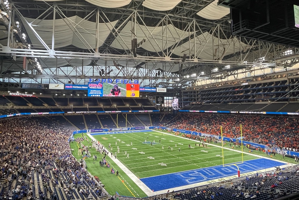 Ford Field plays host to the 2022 Division 1 Final.