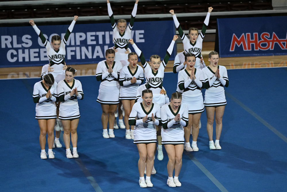 Allen Park competes during Saturday's Division 2 Finals at McGuirk Arena.