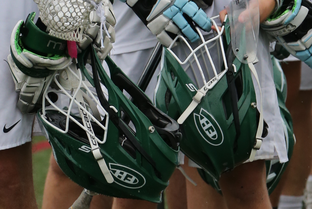 Grand Rapids Forest Hills Central helmets