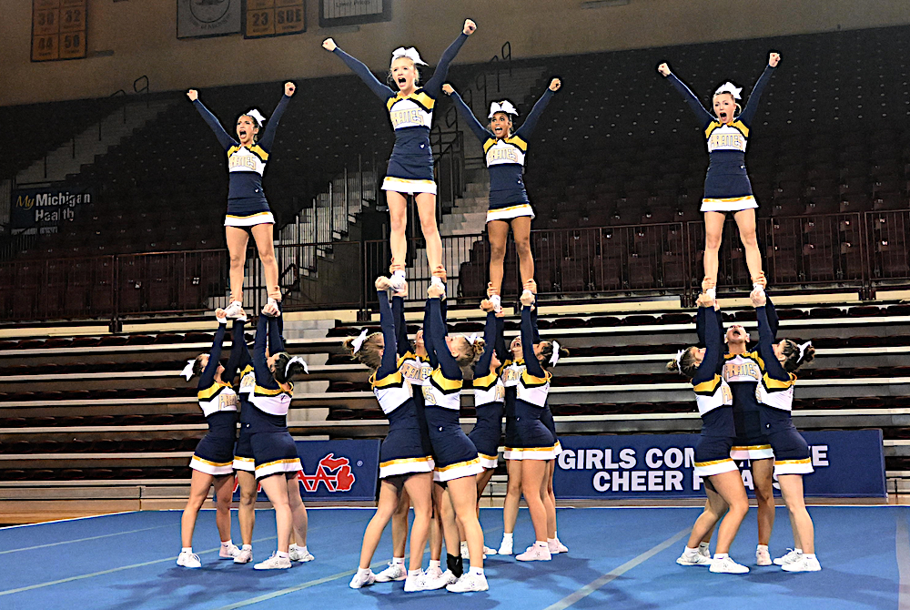 Pewamo-Westphalia competes Friday during the Division 4 Final at Central Michigan. 