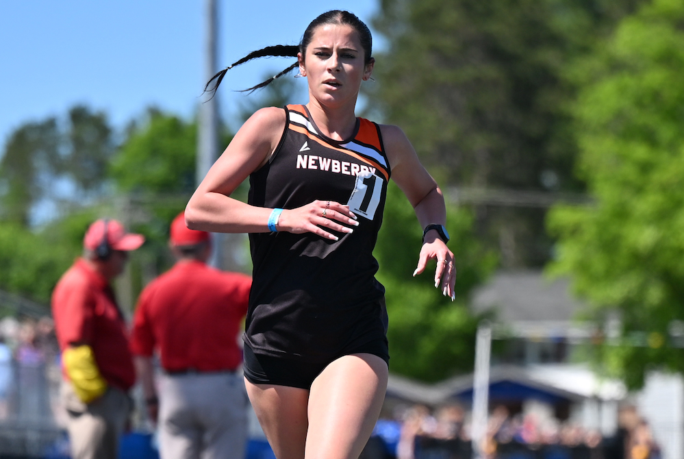 Newberry's Samantha Taylor set a UPD3 Finals record in the 3,200 with a time of 11:32.57 on Saturday.