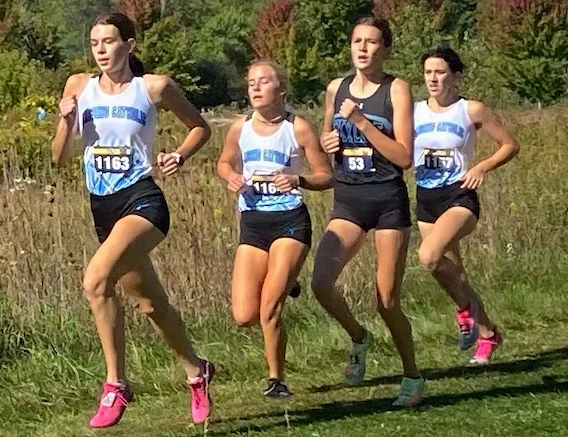 Pricco, Jones and Roe help set the pace during another race.