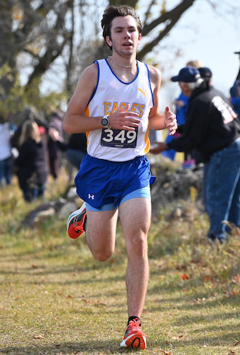 Stephenson's Griffin Brown races to a fourth-place finish in Division 3.