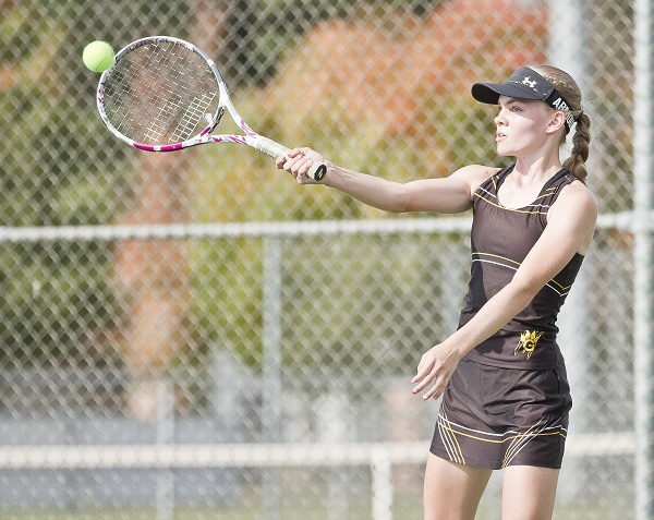 Gwinn's Miaha Schiefel finished runner-up at No. 1 singles. 