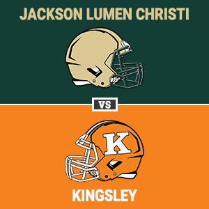 Jackson Lumen Christi & Kingsley helmets