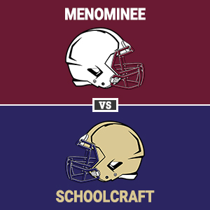 Menominee & Schoolcraft helmets