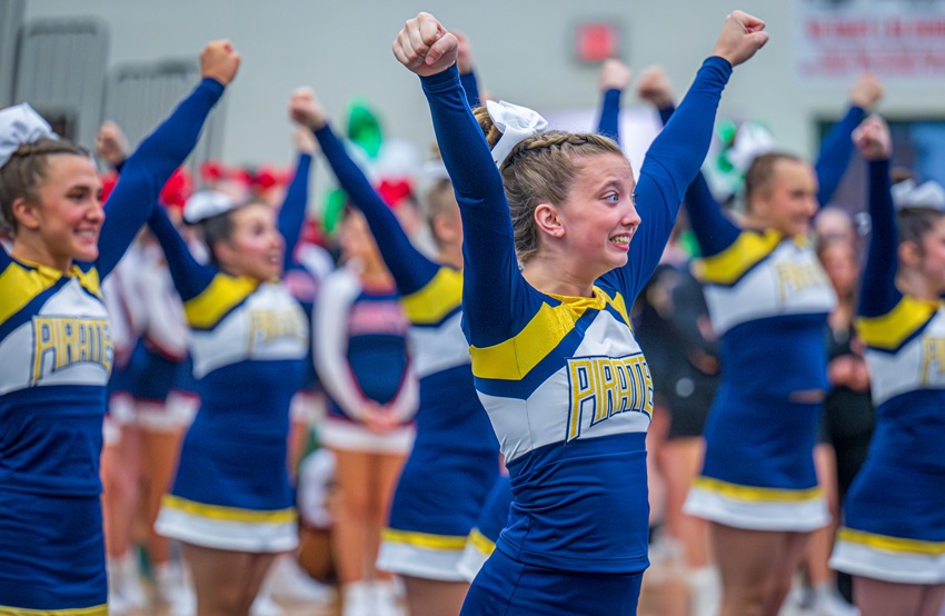 Pewamo-Westphalia competes at its Division 4 Regional last weekend.