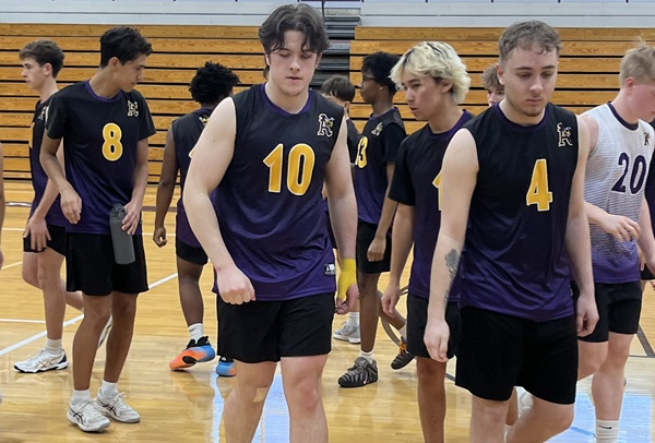 Avondale players break out of a timeout.