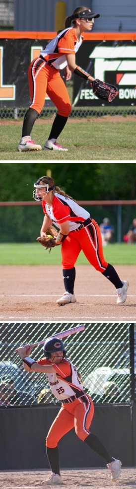 From top, Evey Wagner, Addie Taylor and Veronica Tate also have been among significant contributors during the Mustangs’ surge. 