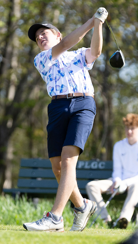 Jeffers' Carson Lesperance tracks one of his shots. 