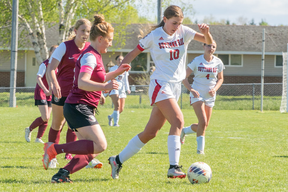 U’Ren creates space during another game this spring.