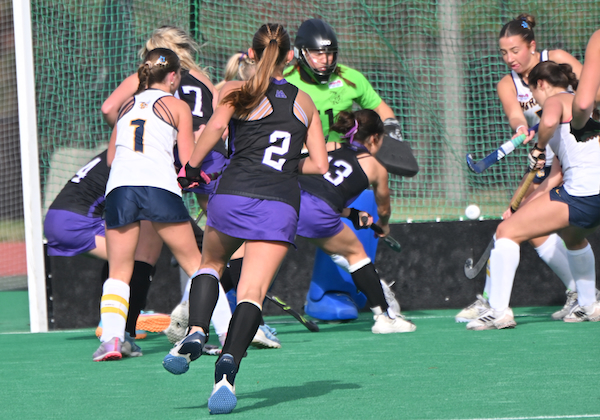 Pioneer's Gabby Haudan (13) finds an opening to score the game's only goal. 