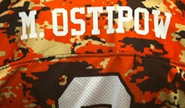 Football teams across Ohio to wear camouflage jerseys in honor of